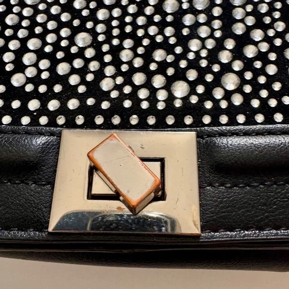 INC Sparkling Flap Crossbody Shoulder Bag with Chain strap - Picture 5 of 7